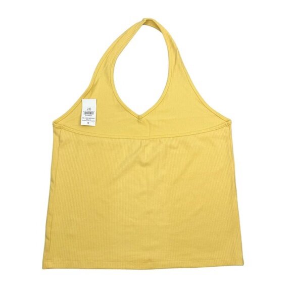 American Eagle Halter Crop Top Large Yellow - Picture 4 of 4